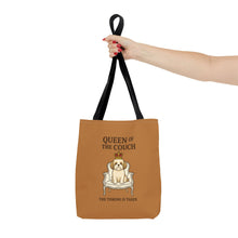 Queen of the Couch – Light Brown Shih Tzu Tote Bag | Dog Mom Gift | The Throne Is Taken