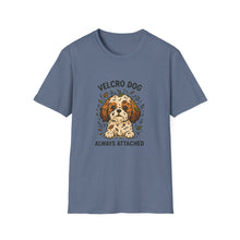 Velcro Dog Always Attached T-Shirt | Clingy Shih Tzu Shirt, Funny Pet Parent Tee, Dog Lover Gift, Cute Unisex Dog Apparel