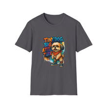 Tiny Dog, Big Attitude T-Shirt | Sassy Shih Tzu Humor Tee, Funny Pet Personality Shirt, Dog Owner Gift