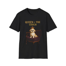 Queen of the Couch T-Shirt (Transparent) | Funny Shih Tzu Mom Tee, Dog Lover Gift, Cute Unisex Dog Shirt → Clean, keyword-rich, includes 