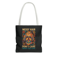 I Speak Fluent Shih Tzu – Neon Funny Dog Tote Bag | Gift for Shih Tzu Moms & Small Dog Lovers
