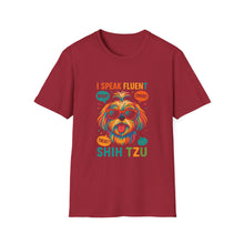 I Speak Fluent Shih Tzu T-Shirt | Funny Dog Communication Tee, Cute Shih Tzu Humor Shirt, Pet Parent Gift