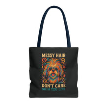 I Speak Fluent Shih Tzu – Neon Funny Dog Tote Bag | Gift for Shih Tzu Moms & Small Dog Lovers