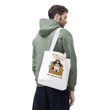 King of the Couch – Funny Shih Tzu Tote Bag | Small Dog Dad Gift | Throne Taken Dog Humor