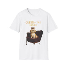 Queen of the Couch T-Shirt (Transparent) | Funny Shih Tzu Mom Tee, Dog Lover Gift, Cute Unisex Dog Shirt → Clean, keyword-rich, includes 