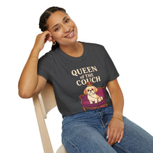 Queen of the Couch T-Shirt (Transparent) | Funny Shih Tzu Mom Tee, Dog Lover Gift, Cute Unisex Dog Shirt → Clean, keyword-rich, includes 