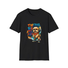 Tiny Dog, Big Attitude T-Shirt | Sassy Shih Tzu Humor Tee, Funny Pet Personality Shirt, Dog Owner Gift