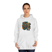 Tiny Dog College Hoodie, Unisex Sweatshirt, Cozy College Gear, Funny Animal Apparel, Cute Pet Lover Gift, Casual Wear