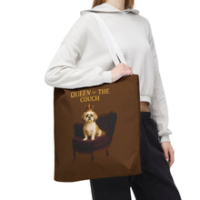 Queen of the Couch – Regal Shih Tzu Tote Bag | Funny Dog Mom Gift | Small Dog Royalty Accessory