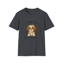 Velcro Dog Always Attached T-Shirt | Clingy Shih Tzu Shirt, Funny Pet Parent Tee, Dog Lover Gift, Cute Unisex Dog Apparel