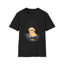 You’re Not Going Without Me T-Shirt | Velcro Dog Humor Tee, Funny Shih Tzu Shadow Shirt, Pet Clingy Life Gift