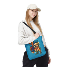 Tiny Dog, Big Attitude – Graffiti Shih Tzu Tote Bag | Bold Dog Lover Gift | Colorful Small Dog Art
