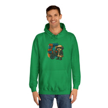 Tiny Dog College Hoodie, Unisex Sweatshirt, Cozy College Gear, Funny Animal Apparel, Cute Pet Lover Gift, Casual Wear