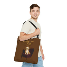 Queen of the Couch – Regal Shih Tzu Tote Bag | Funny Dog Mom Gift | Small Dog Royalty Accessory