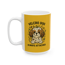 Velcro Dog, Always Attached Mug | Clingy Shih Tzu Coffee Cup, Funny Dog Mom Gift, Small Dog Humor