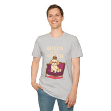 Queen of the Couch T-Shirt (Transparent) | Funny Shih Tzu Mom Tee, Dog Lover Gift, Cute Unisex Dog Shirt → Clean, keyword-rich, includes 