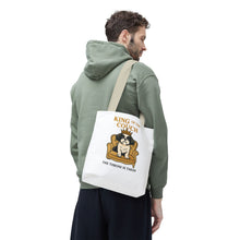 King of the Couch – Funny Shih Tzu Tote Bag | Small Dog Dad Gift | Throne Taken Dog Humor