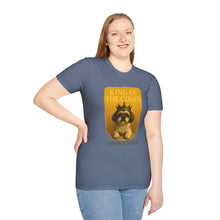 King of the Couch T-Shirt | Lazy Dog Humor Tee, Shih Tzu Royalty Shirt, Funny Pet Dad Gift