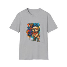 Tiny Dog, Big Attitude T-Shirt | Sassy Shih Tzu Humor Tee, Funny Pet Personality Shirt, Dog Owner Gift