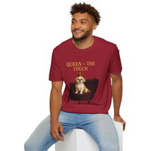Queen of the Couch T-Shirt (Transparent) | Funny Shih Tzu Mom Tee, Dog Lover Gift, Cute Unisex Dog Shirt → Clean, keyword-rich, includes 
