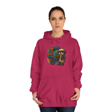 Tiny Dog College Hoodie, Unisex Sweatshirt, Cozy College Gear, Funny Animal Apparel, Cute Pet Lover Gift, Casual Wear