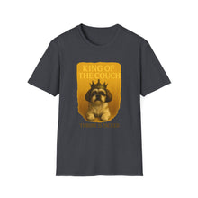King of the Couch T-Shirt | Lazy Dog Humor Tee, Shih Tzu Royalty Shirt, Funny Pet Dad Gift