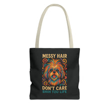 I Speak Fluent Shih Tzu – Neon Funny Dog Tote Bag | Gift for Shih Tzu Moms & Small Dog Lovers