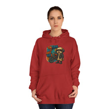 Tiny Dog College Hoodie, Unisex Sweatshirt, Cozy College Gear, Funny Animal Apparel, Cute Pet Lover Gift, Casual Wear