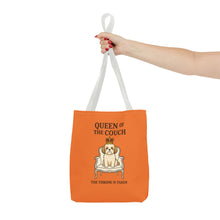 Queen of the Couch – Orange Shih Tzu Tote Bag | Funny Dog Mom Gift | The Throne Is Taken