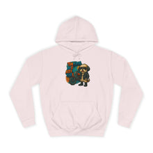 Tiny Dog College Hoodie, Unisex Sweatshirt, Cozy College Gear, Funny Animal Apparel, Cute Pet Lover Gift, Casual Wear