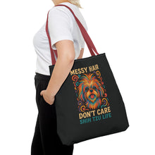 I Speak Fluent Shih Tzu – Neon Funny Dog Tote Bag | Gift for Shih Tzu Moms & Small Dog Lovers