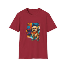 Tiny Dog, Big Attitude T-Shirt | Sassy Shih Tzu Humor Tee, Funny Pet Personality Shirt, Dog Owner Gift