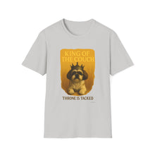 King of the Couch T-Shirt | Lazy Dog Humor Tee, Shih Tzu Royalty Shirt, Funny Pet Dad Gift