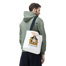 King of the Couch – Funny Shih Tzu Tote Bag | Small Dog Dad Gift | Throne Taken Dog Humor
