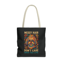 I Speak Fluent Shih Tzu – Neon Funny Dog Tote Bag | Gift for Shih Tzu Moms & Small Dog Lovers