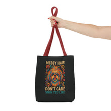 I Speak Fluent Shih Tzu – Neon Funny Dog Tote Bag | Gift for Shih Tzu Moms & Small Dog Lovers