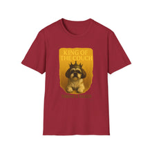 King of the Couch T-Shirt | Lazy Dog Humor Tee, Shih Tzu Royalty Shirt, Funny Pet Dad Gift