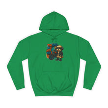 Tiny Dog College Hoodie, Unisex Sweatshirt, Cozy College Gear, Funny Animal Apparel, Cute Pet Lover Gift, Casual Wear