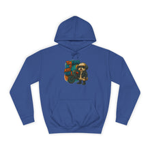Tiny Dog College Hoodie, Unisex Sweatshirt, Cozy College Gear, Funny Animal Apparel, Cute Pet Lover Gift, Casual Wear