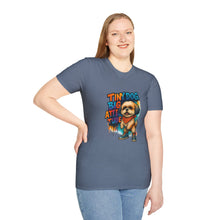 Tiny Dog, Big Attitude T-Shirt | Sassy Shih Tzu Humor Tee, Funny Pet Personality Shirt, Dog Owner Gift