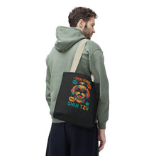 I Speak Fluent Shih Tzu – Funny Dog Lover Tote Bag | Small Dog Mom Gift | Colorful Pet Humor Accessory