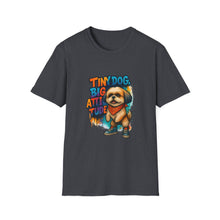 Tiny Dog, Big Attitude T-Shirt | Sassy Shih Tzu Humor Tee, Funny Pet Personality Shirt, Dog Owner Gift