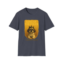 King of the Couch T-Shirt | Lazy Dog Humor Tee, Shih Tzu Royalty Shirt, Funny Pet Dad Gift