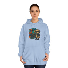 Tiny Dog College Hoodie, Unisex Sweatshirt, Cozy College Gear, Funny Animal Apparel, Cute Pet Lover Gift, Casual Wear
