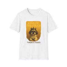 King of the Couch T-Shirt | Lazy Dog Humor Tee, Shih Tzu Royalty Shirt, Funny Pet Dad Gift