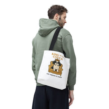 King of the Couch – Funny Shih Tzu Tote Bag | Small Dog Dad Gift | Throne Taken Dog Humor