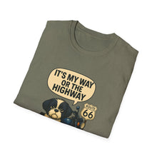 Vintage Dog Motorcycle T-Shirt, Funny Pet Tee, Gift for Dog Lovers, Road Trip Apparel, Cute Animal Shirt, Casual Everyday Wear