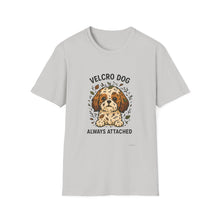 Velcro Dog Always Attached T-Shirt | Clingy Shih Tzu Shirt, Funny Pet Parent Tee, Dog Lover Gift, Cute Unisex Dog Apparel