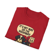 Vintage Dog Motorcycle T-Shirt, Funny Pet Tee, Gift for Dog Lovers, Road Trip Apparel, Cute Animal Shirt, Casual Everyday Wear