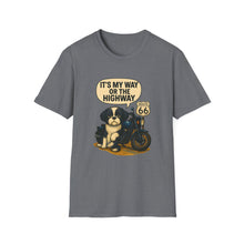 Vintage Dog Motorcycle T-Shirt, Funny Pet Tee, Gift for Dog Lovers, Road Trip Apparel, Cute Animal Shirt, Casual Everyday Wear